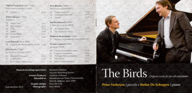 Five Senses of Birds for piccolo & piano - Yves Bondue